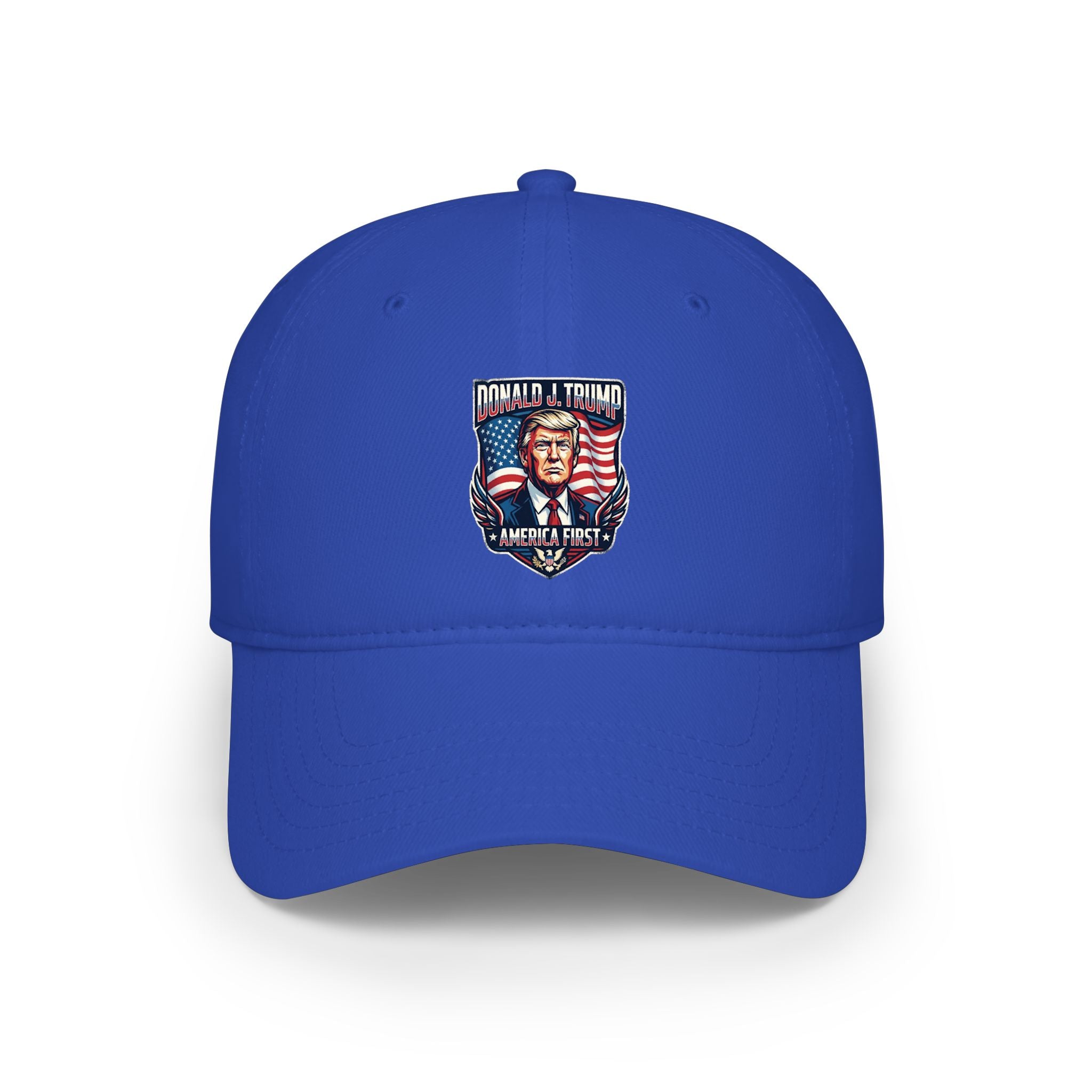 Patriotic Political Baseball Cap - "Proud & Found" Shield Design