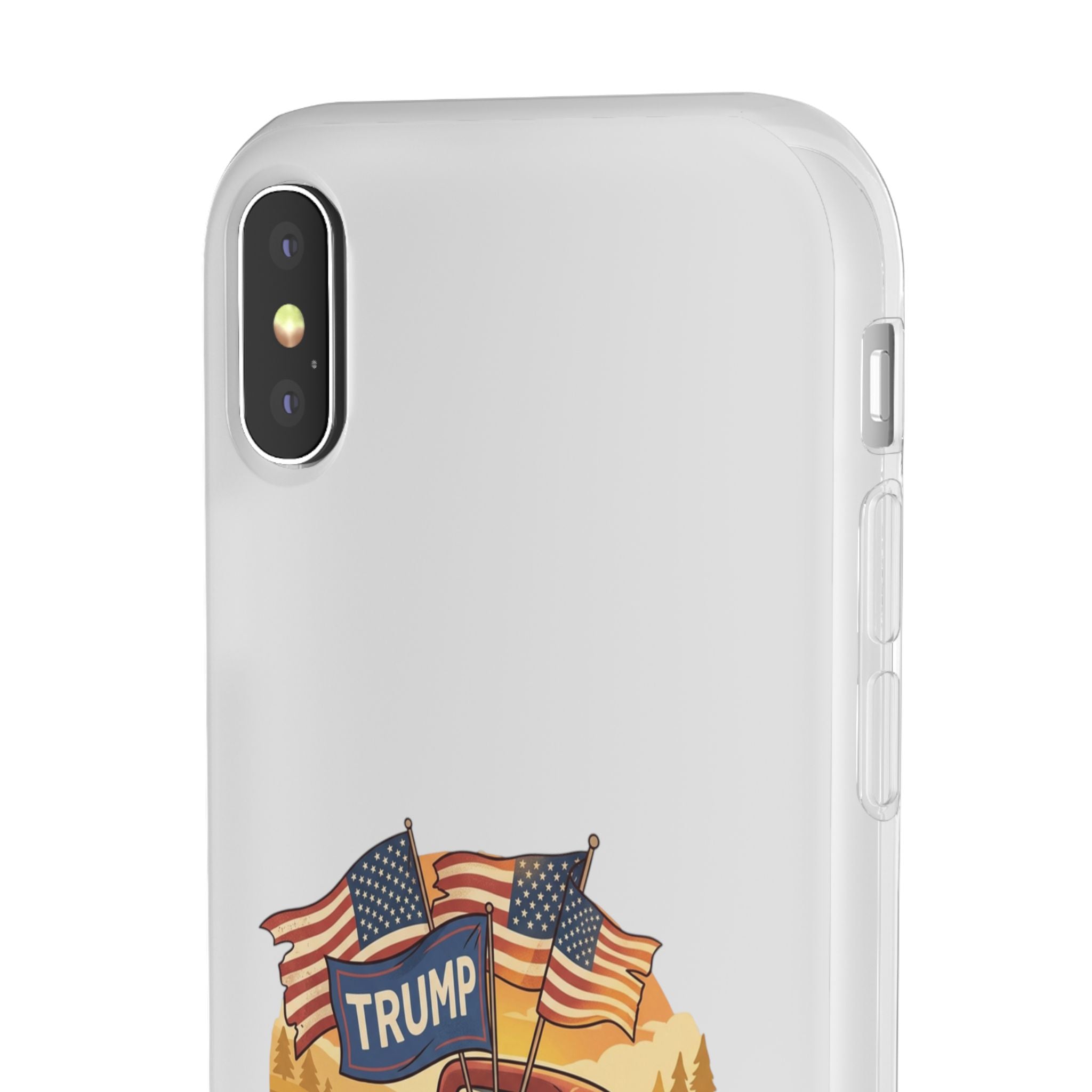 Trump Truck Phone Case — Patriotic MAGA Flag iPhone Case