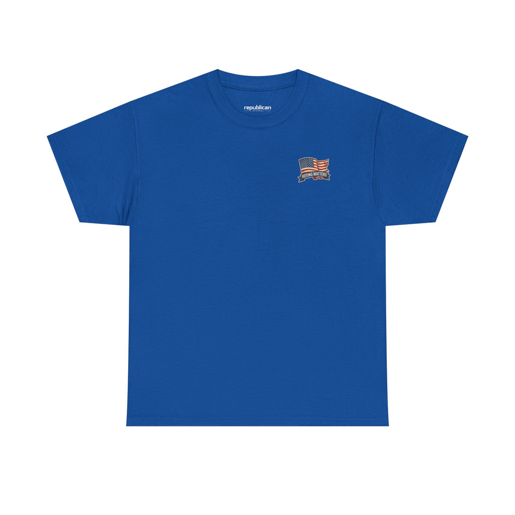 Trump Vintage Truck T-Shirt – Make America Great Again Flag Tee