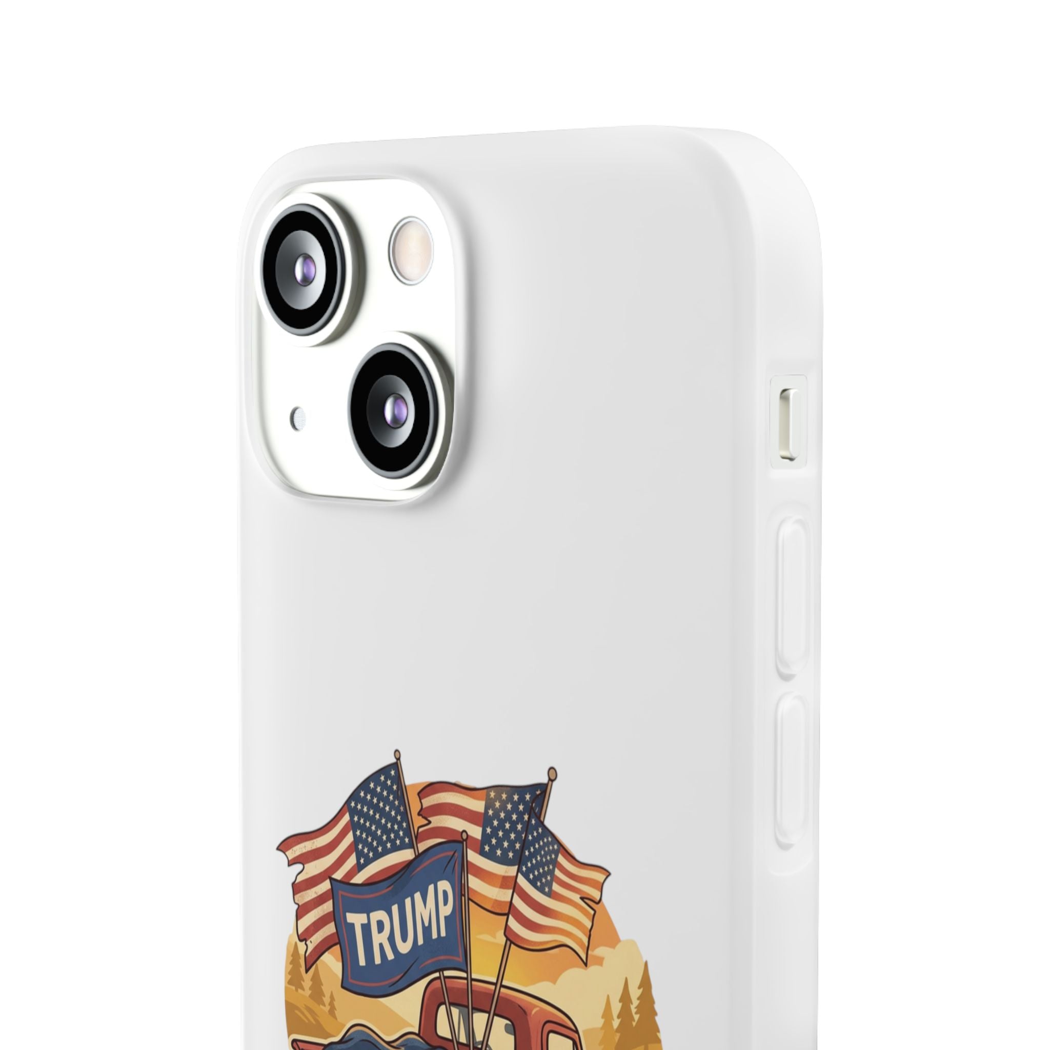 Trump Truck Phone Case — Patriotic MAGA Flag iPhone Case