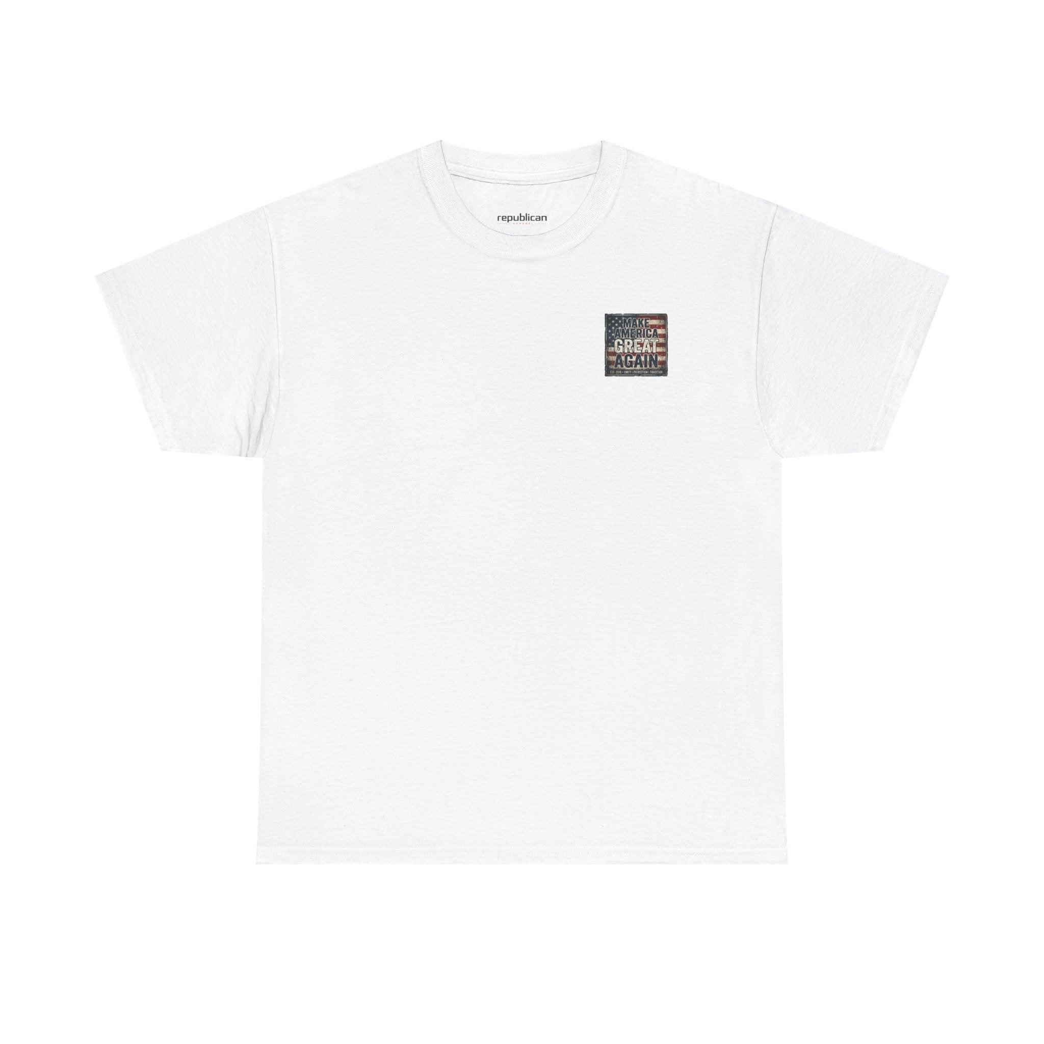 Make America Great Again T‑Shirt — Vintage Flag Patriotic Tee