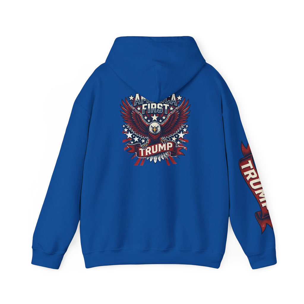 Trump Eagle Hoodie — America First Patriotic Pullover