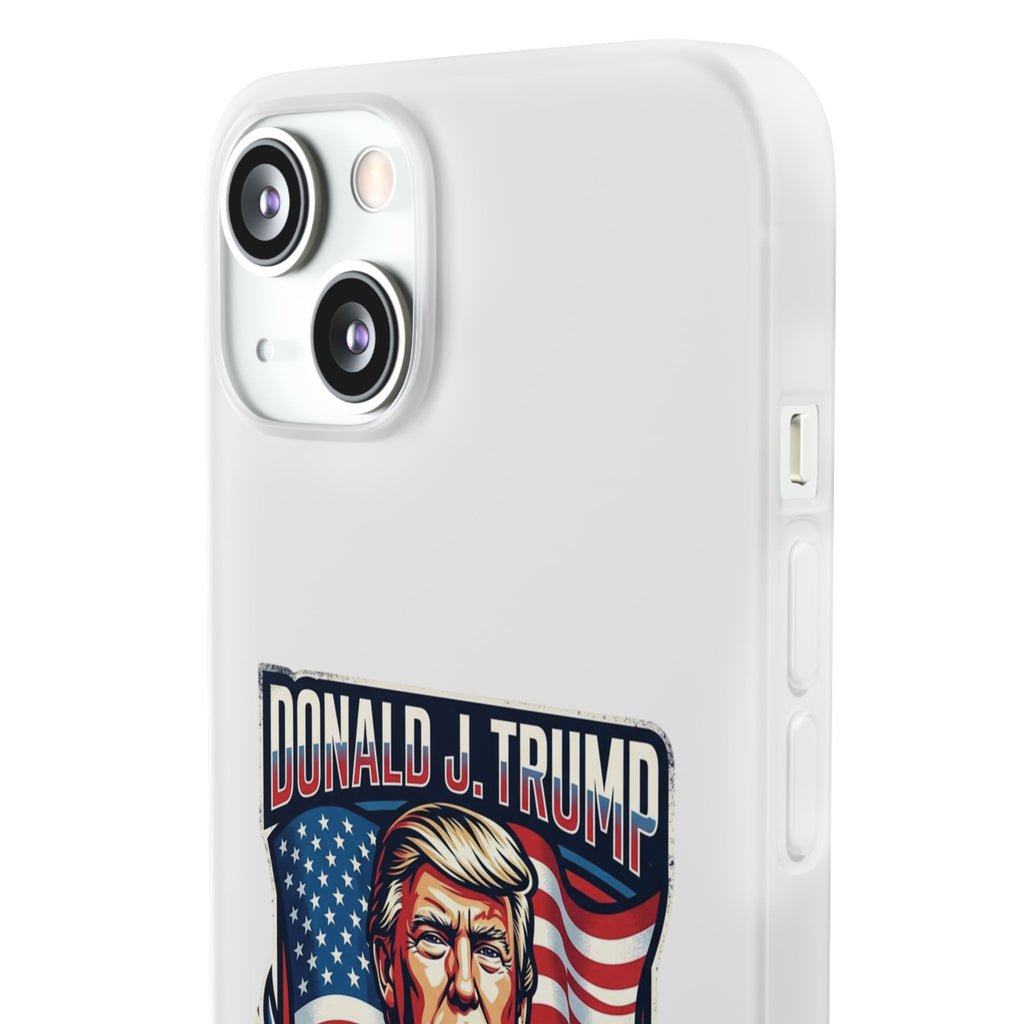 Political Phone Case — 'America First' Patriotic Shield Design