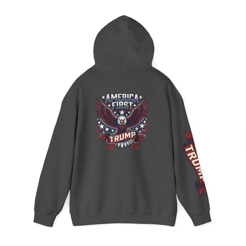 Trump Eagle Hoodie — America First Patriotic Pullover