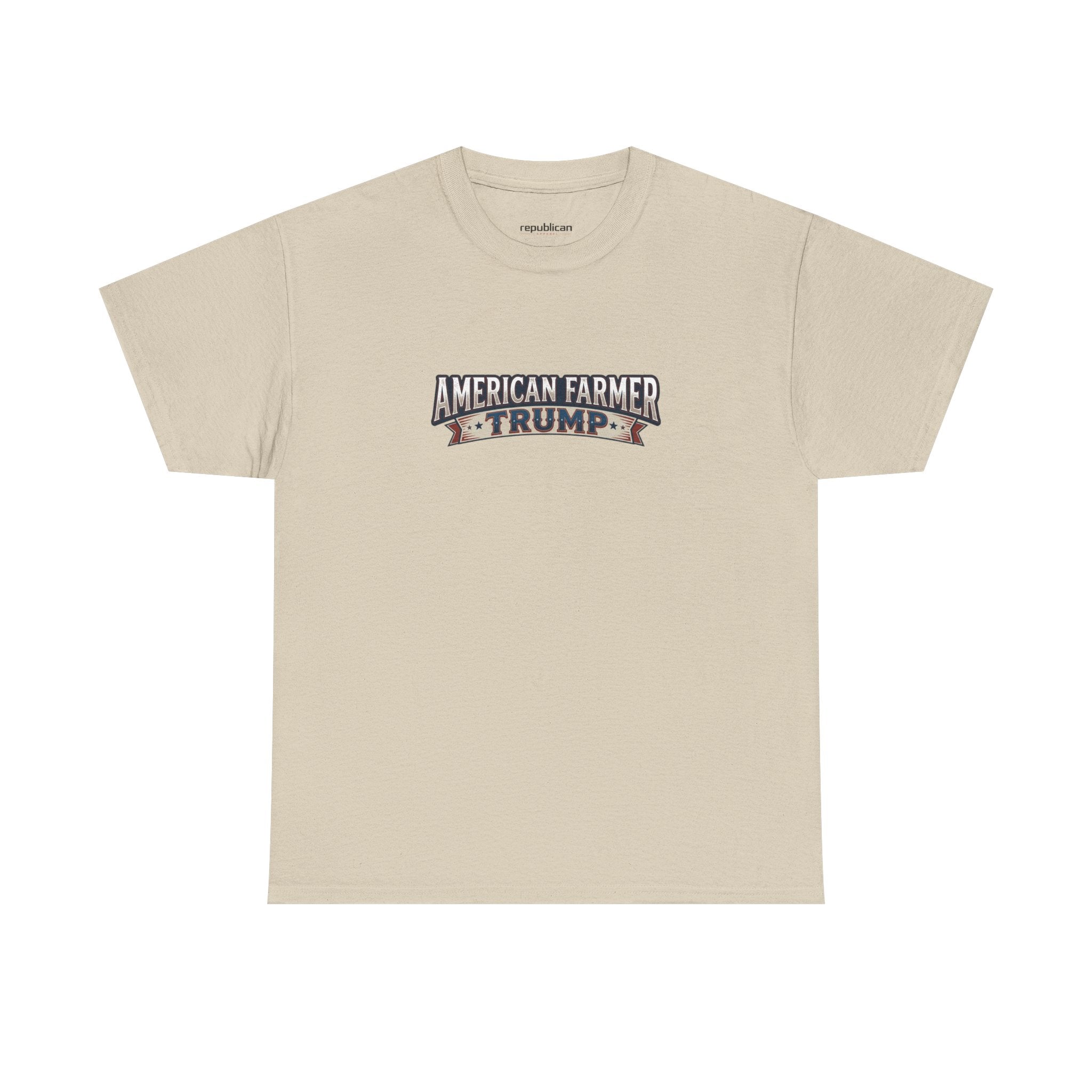 American Farmer Trump T-Shirt – Patriotic Tractor Graphic Tee