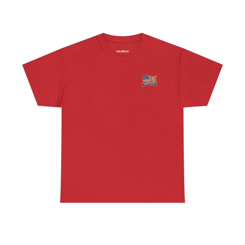 Trump Vintage Truck T-Shirt – Make America Great Again Flag Tee