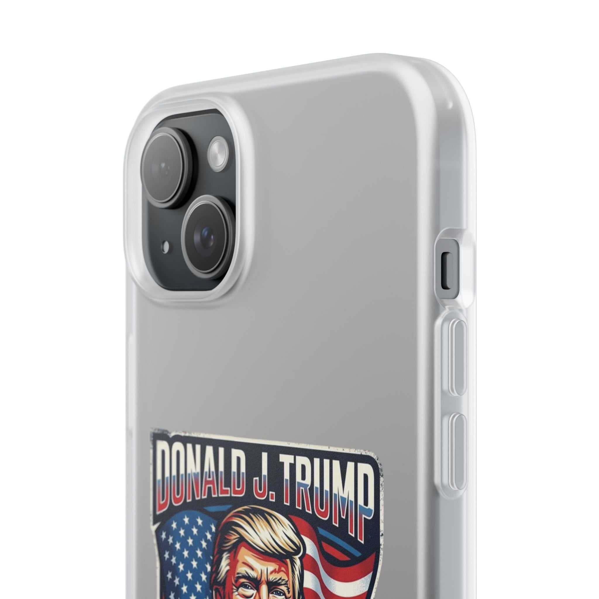 Political Phone Case — 'America First' Patriotic Shield Design