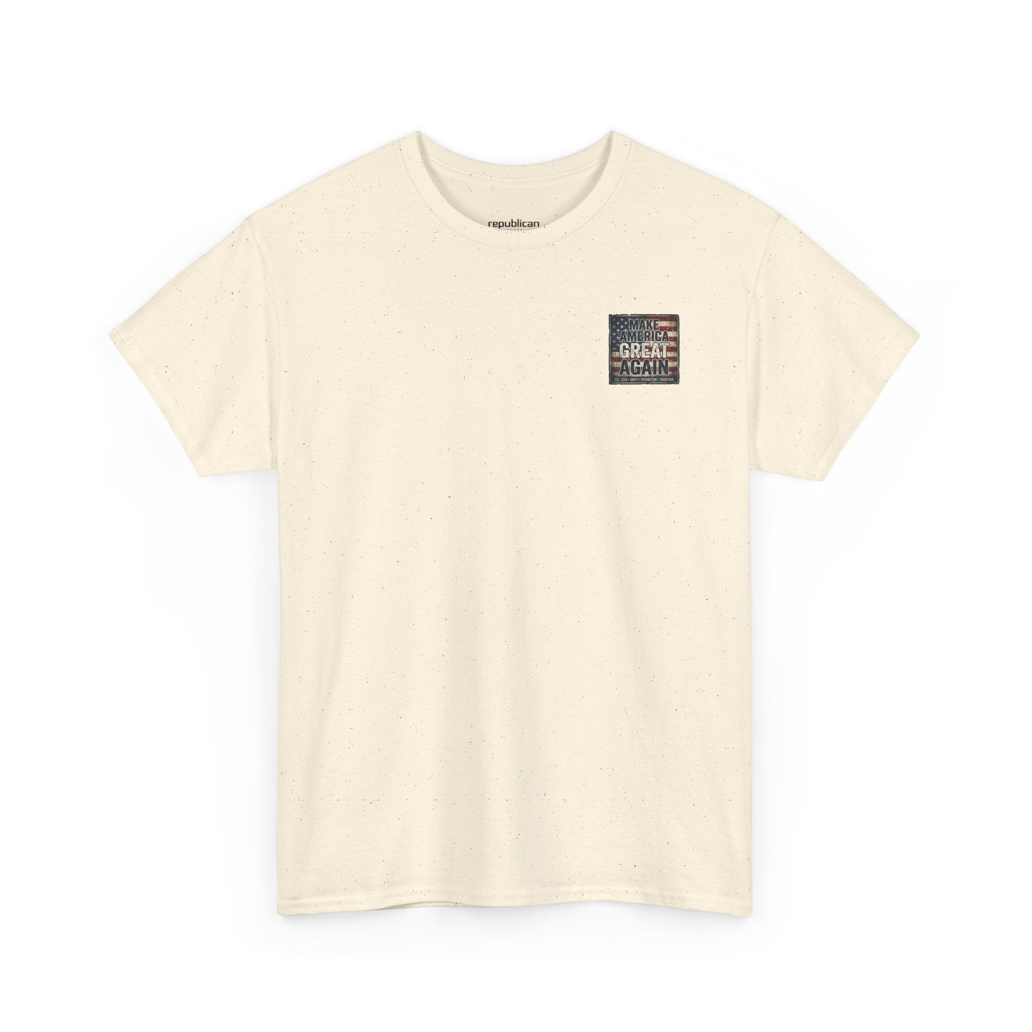 Make America Great Again T‑Shirt — Vintage Flag Patriotic Tee
