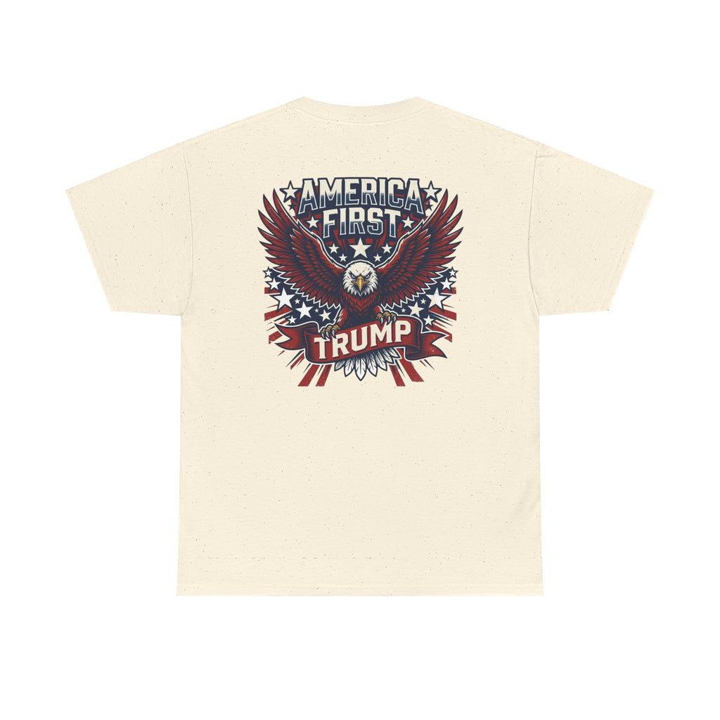 America First Eagle Tee — Patriotic Flag Graphic T-Shirt