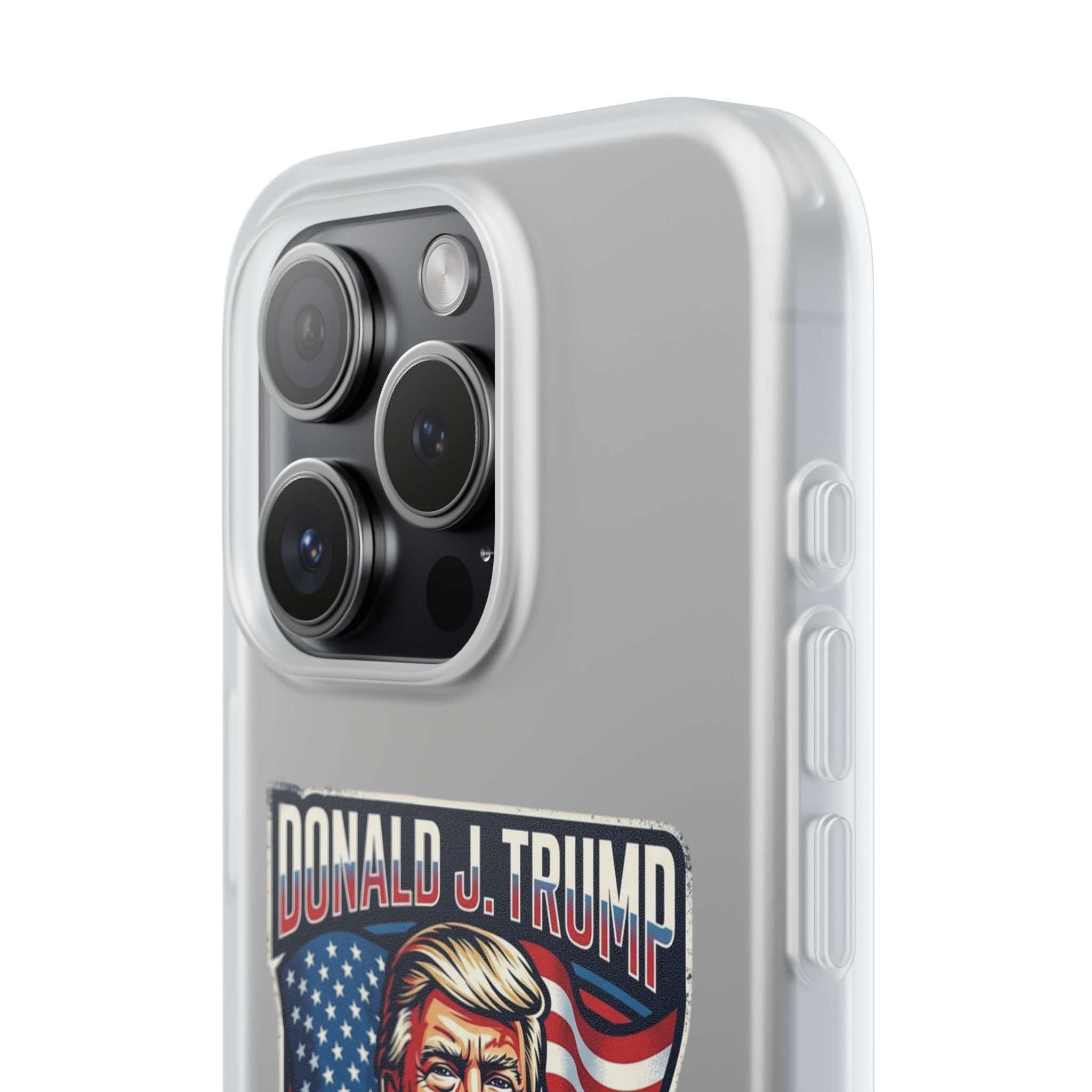 Political Phone Case — 'America First' Patriotic Shield Design