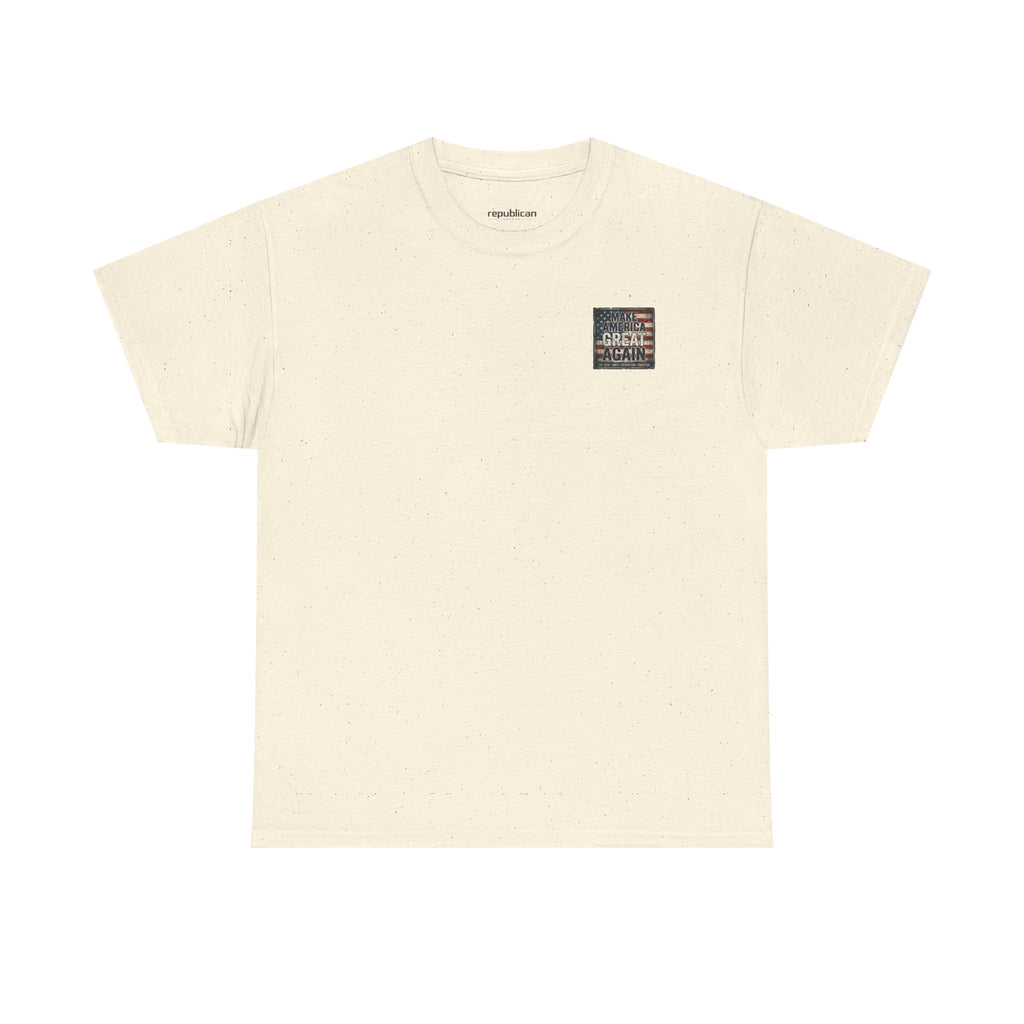 Make America Great Again T‑Shirt — Vintage Flag Patriotic Tee