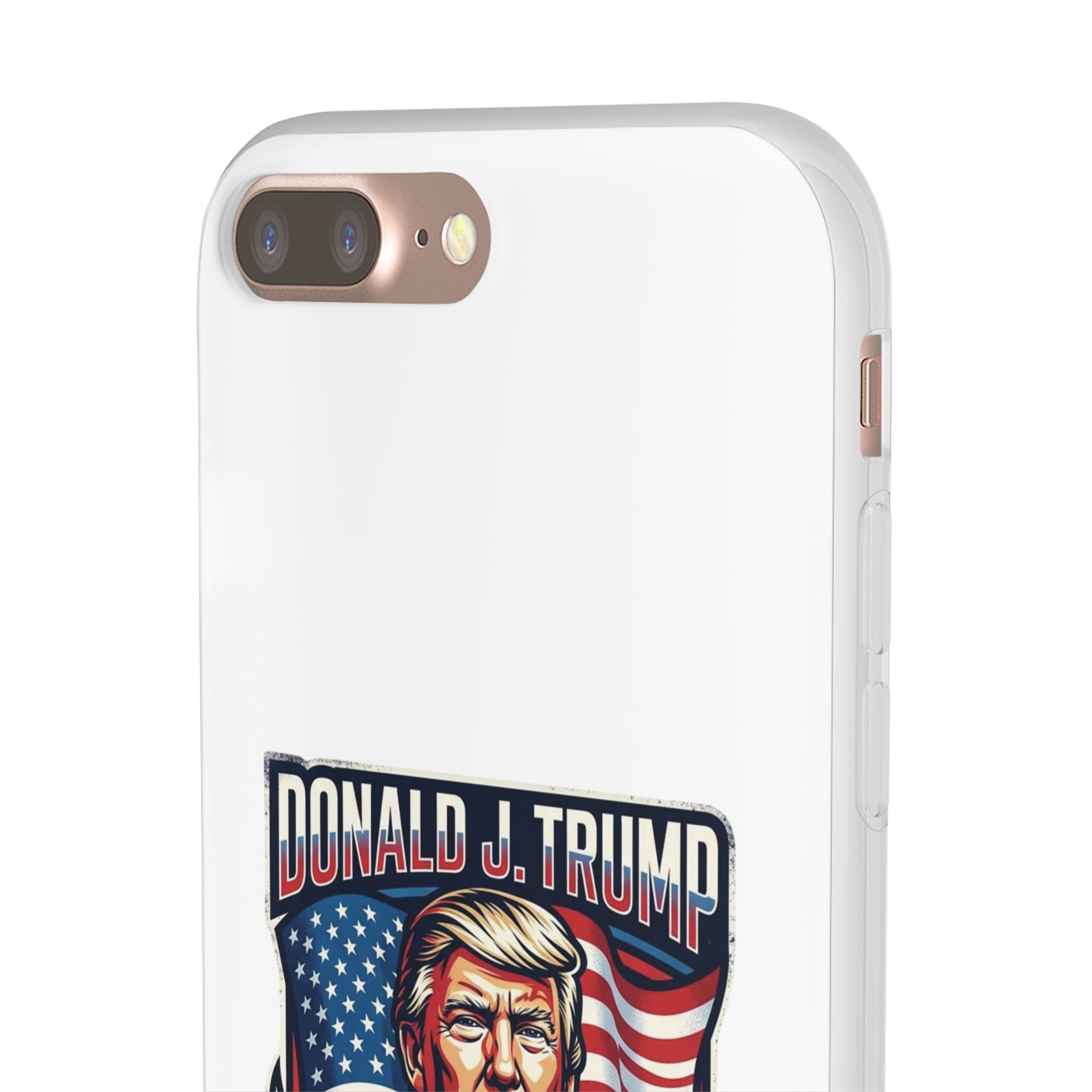 Political Phone Case — 'America First' Patriotic Shield Design