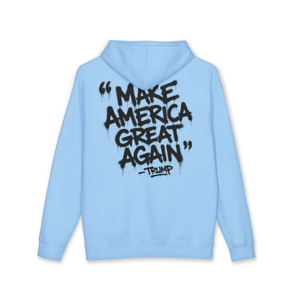 Trump Graffiti Hoodie — Urban Political Streetwear
