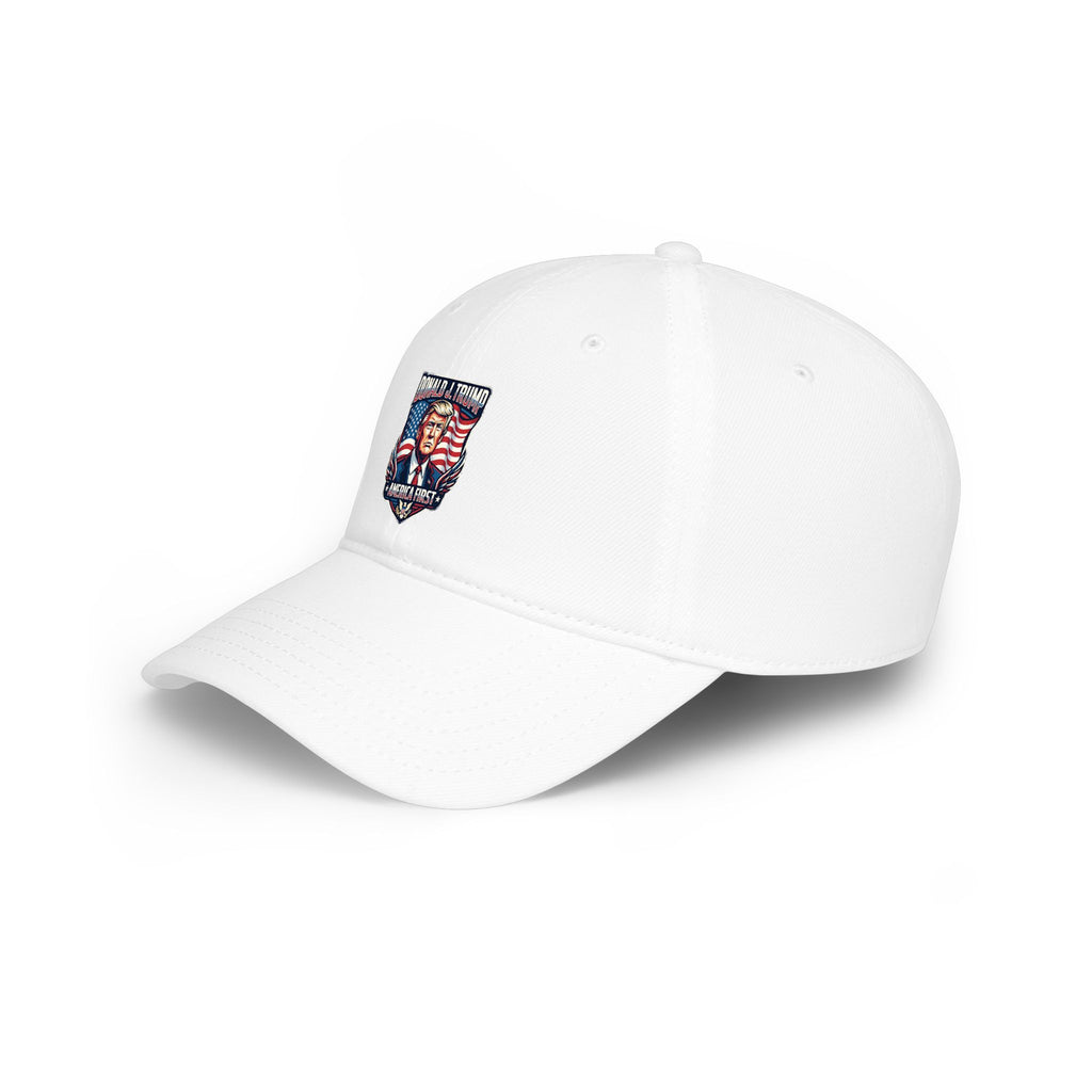 Patriotic Political Baseball Cap - "Proud & Found" Shield Design
