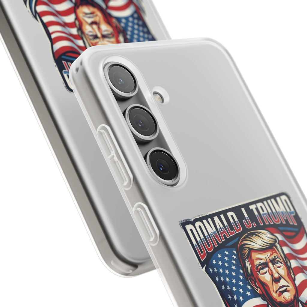 Political Phone Case — 'America First' Patriotic Shield Design