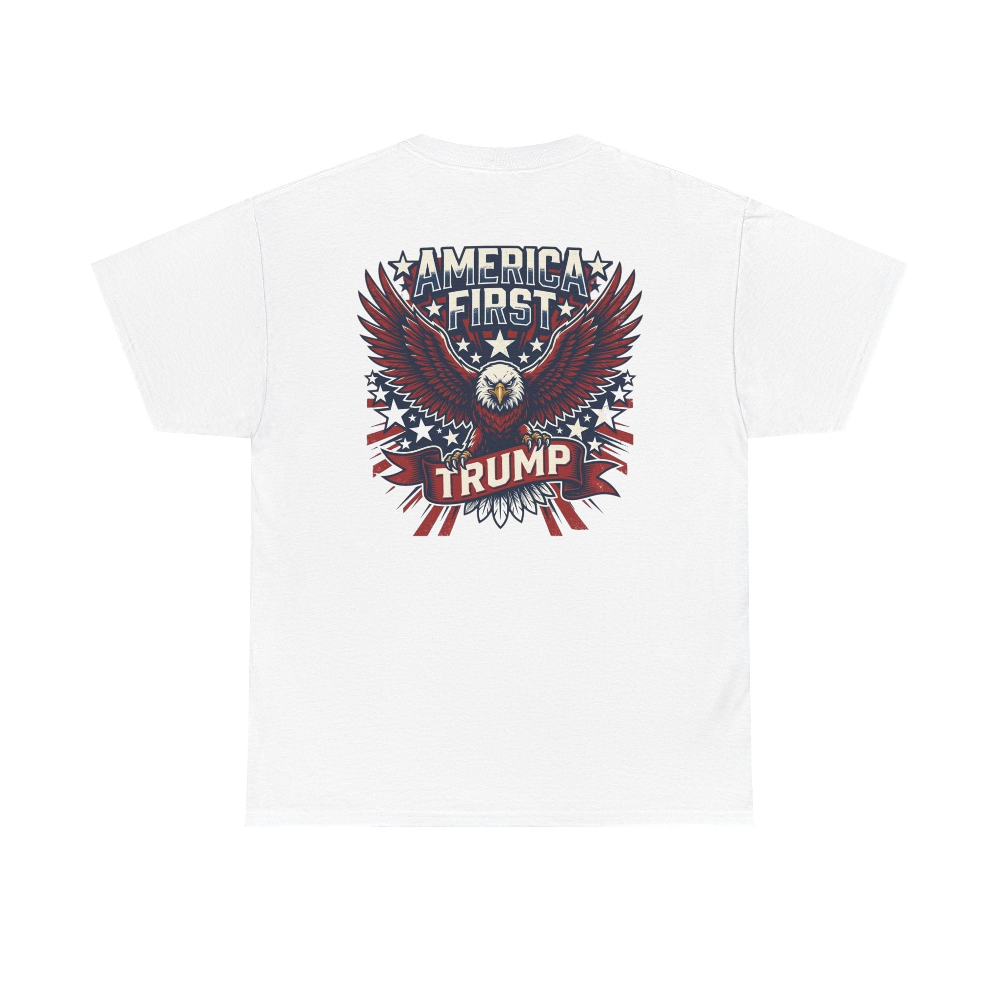 America First Eagle Tee — Patriotic Flag Graphic T-Shirt