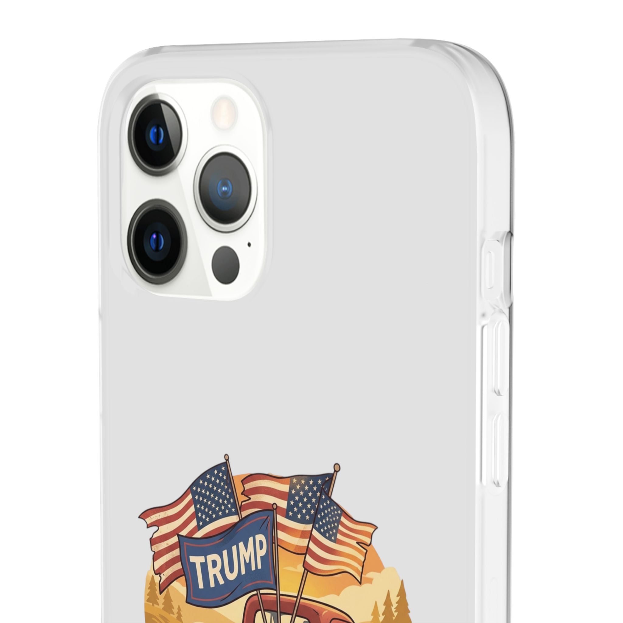 Trump Truck Phone Case — Patriotic MAGA Flag iPhone Case