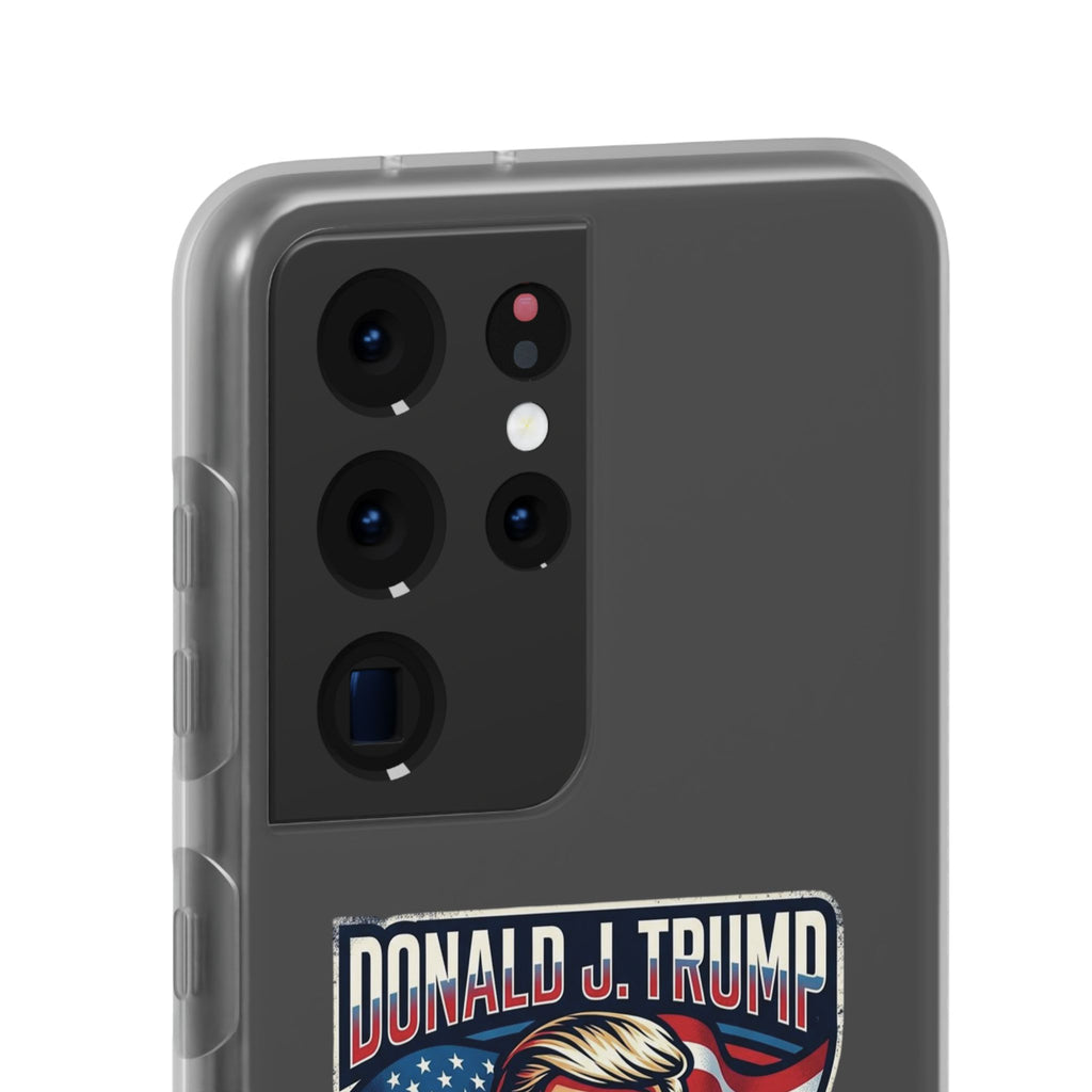 Political Phone Case — 'America First' Patriotic Shield Design