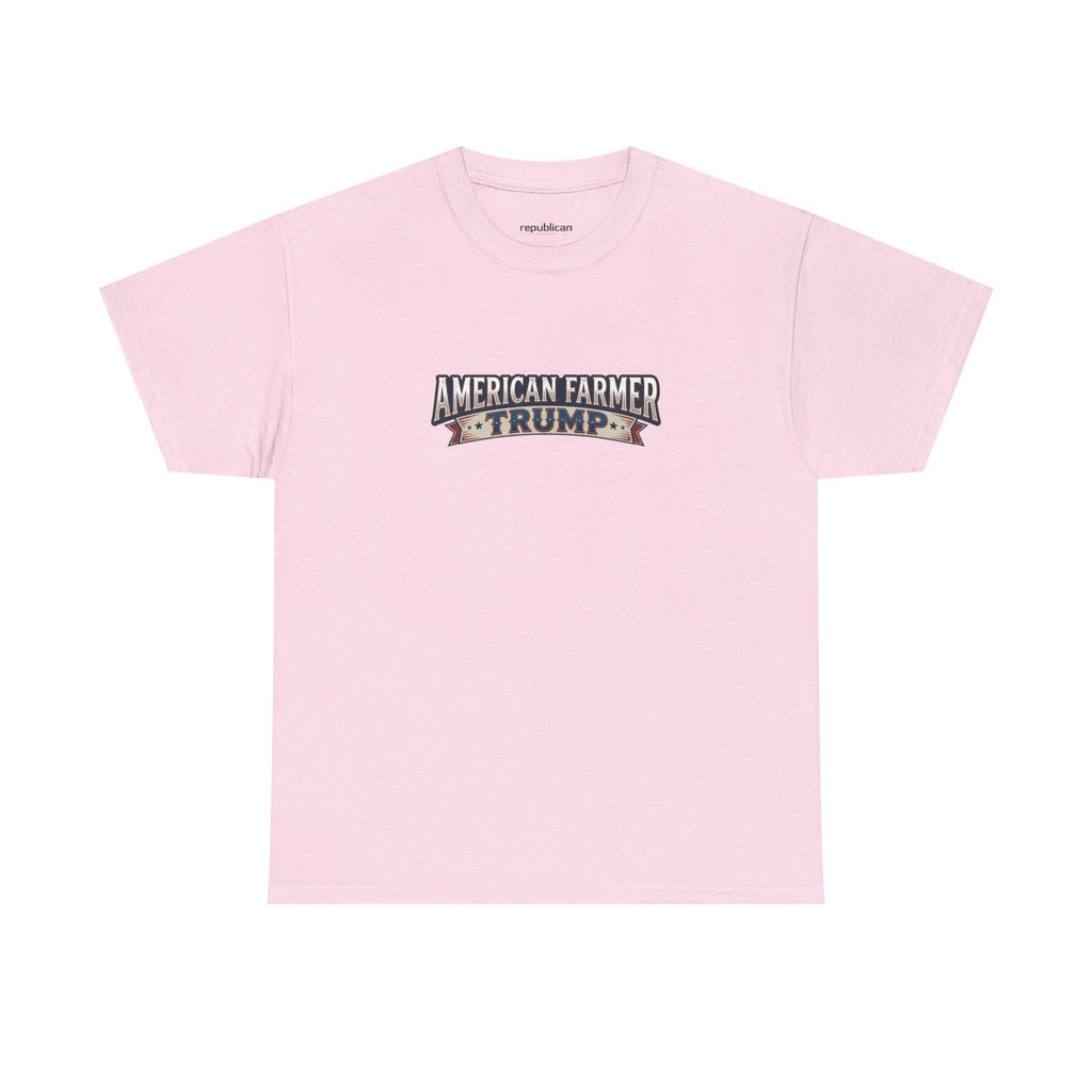 American Farmer Trump T-Shirt – Patriotic Tractor Graphic Tee