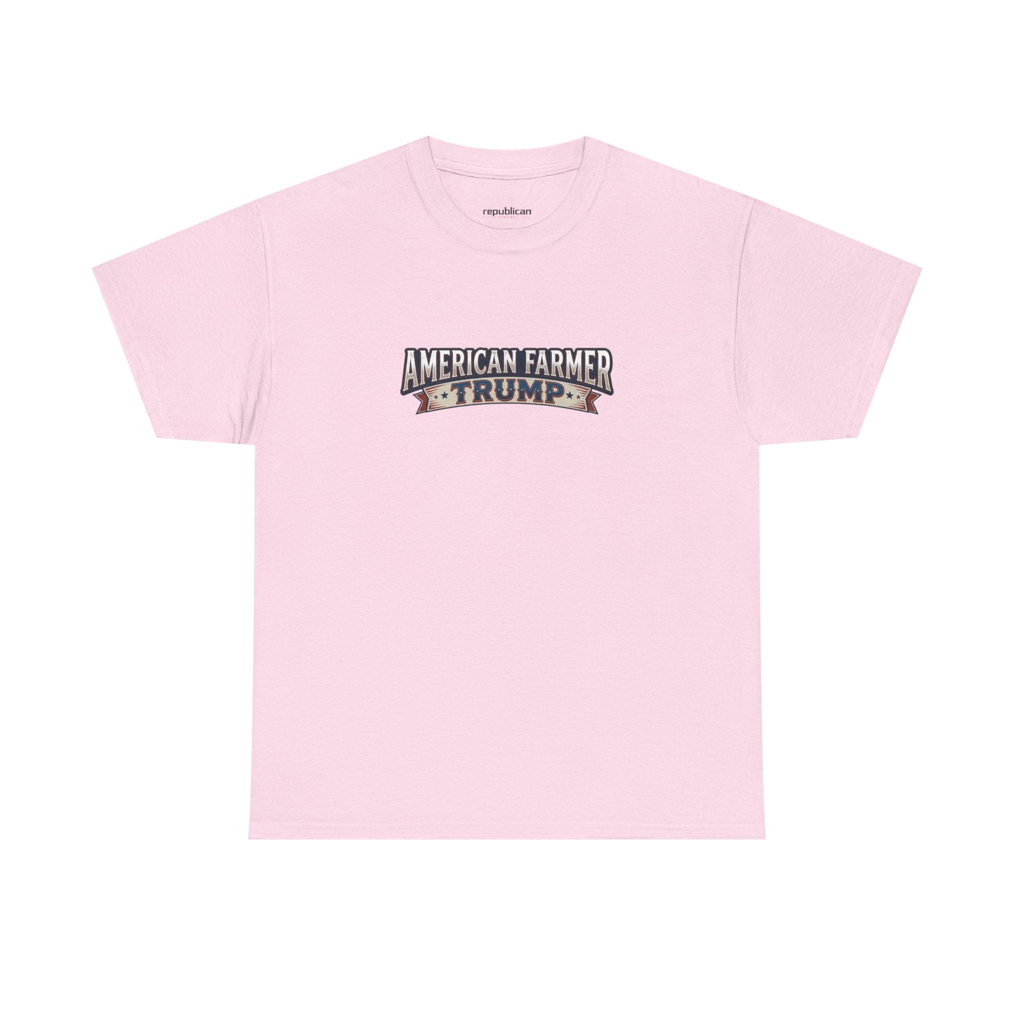 American Farmer Trump T-Shirt – Patriotic Tractor Graphic Tee