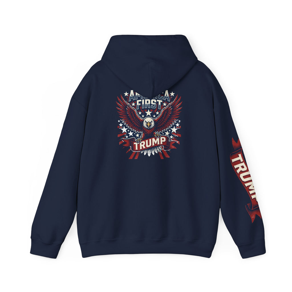 Trump Eagle Hoodie — America First Patriotic Pullover