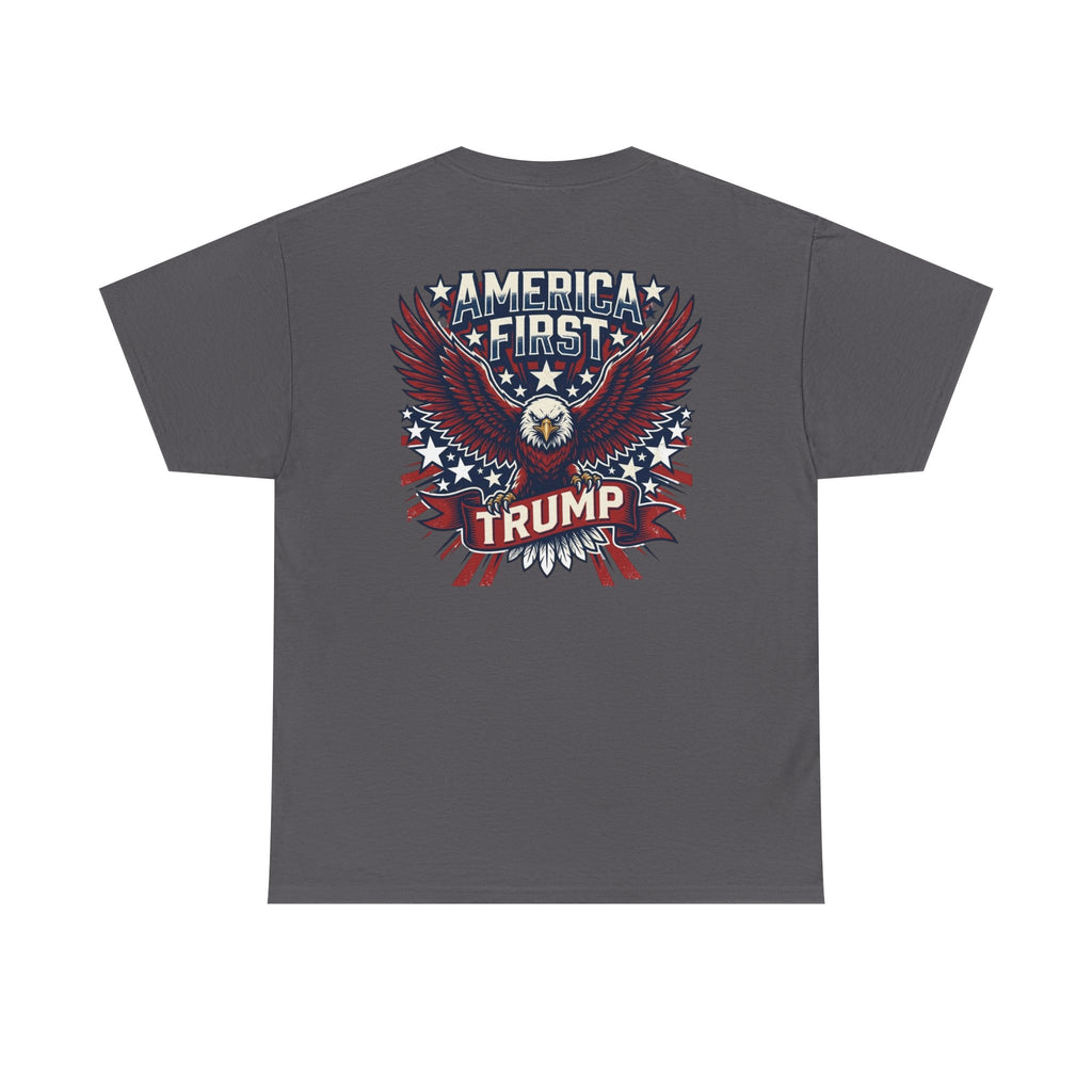 America First Eagle Tee — Patriotic Flag Graphic T-Shirt