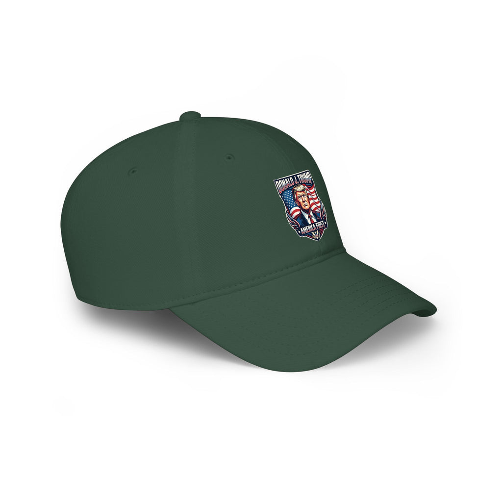 Patriotic Political Baseball Cap - "Proud & Found" Shield Design