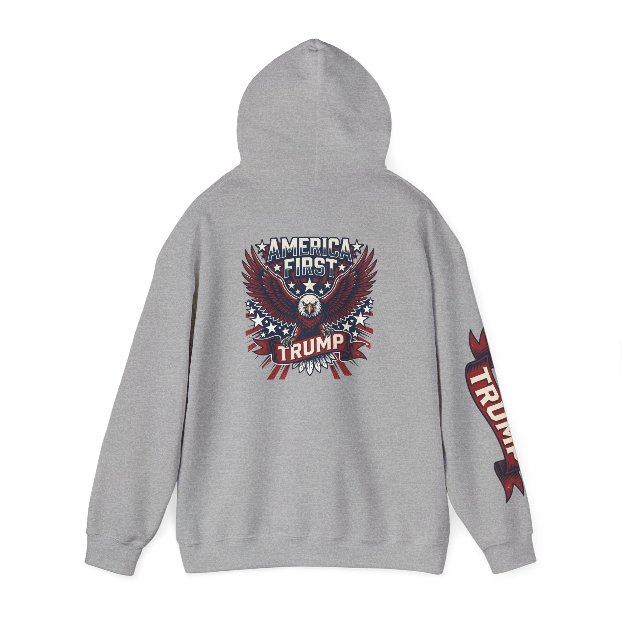 Trump Eagle Hoodie — America First Patriotic Pullover