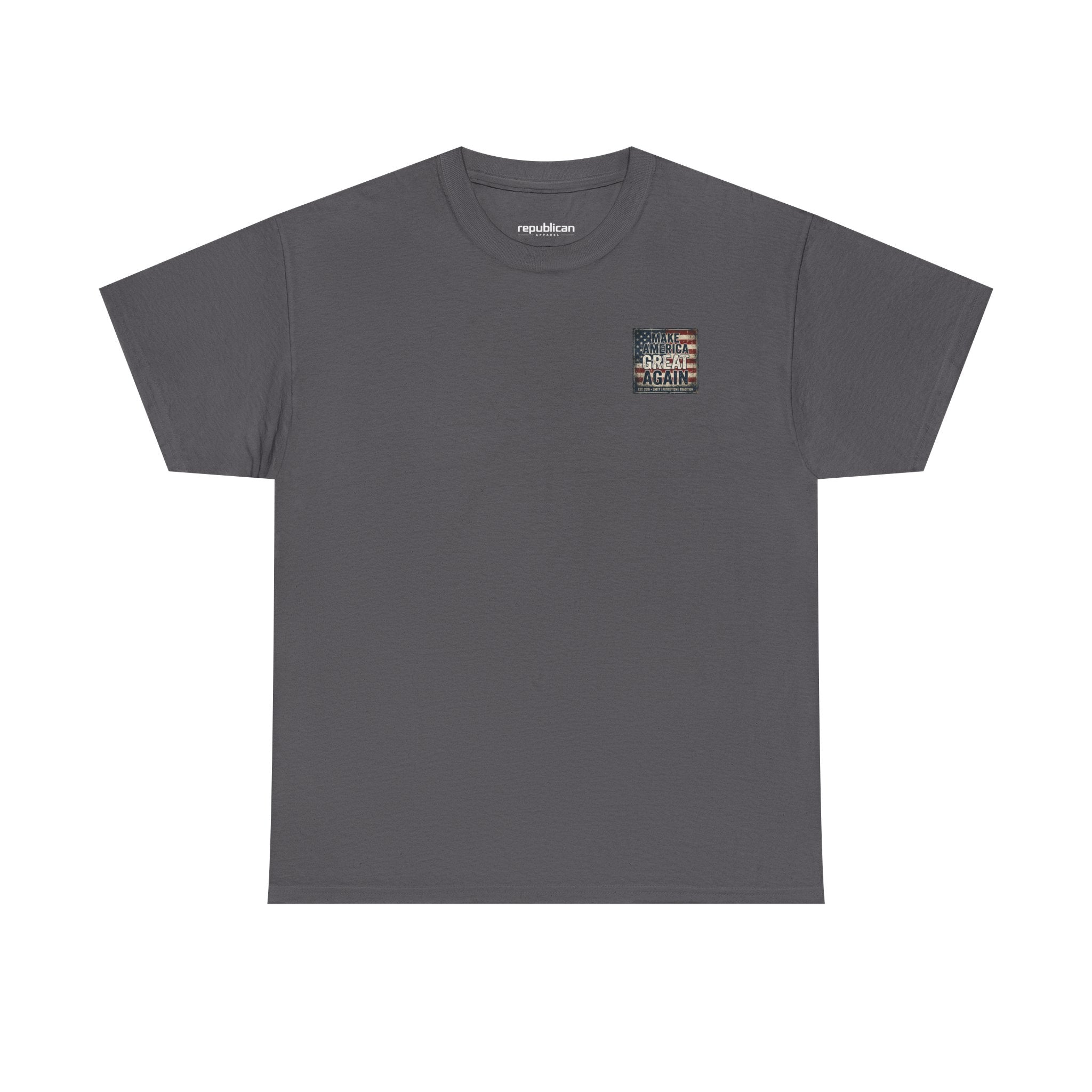 Make America Great Again T‑Shirt — Vintage Flag Patriotic Tee