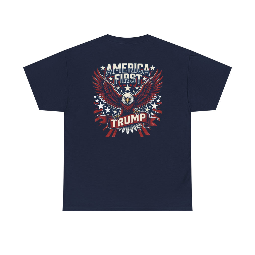 America First Eagle Tee — Patriotic Flag Graphic T-Shirt