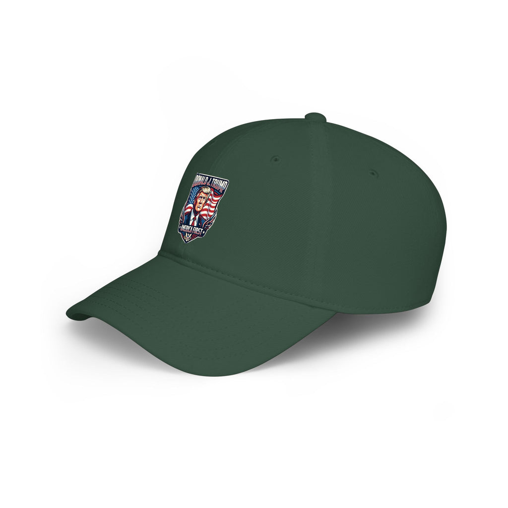 Patriotic Political Baseball Cap - "Proud & Found" Shield Design