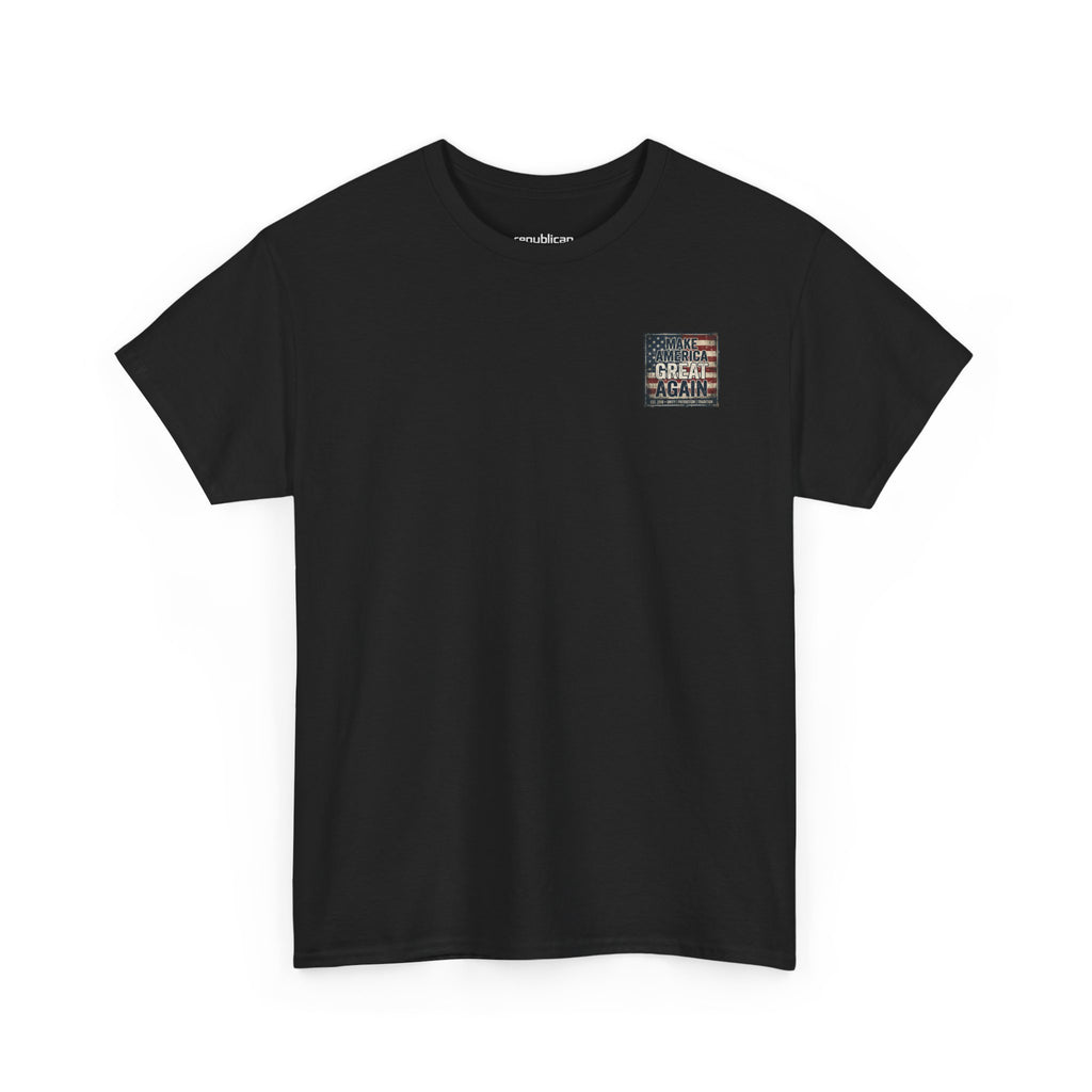 Make America Great Again T‑Shirt — Vintage Flag Patriotic Tee