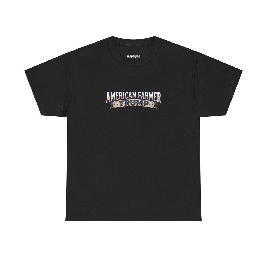 American Farmer Trump T-Shirt – Patriotic Tractor Graphic Tee