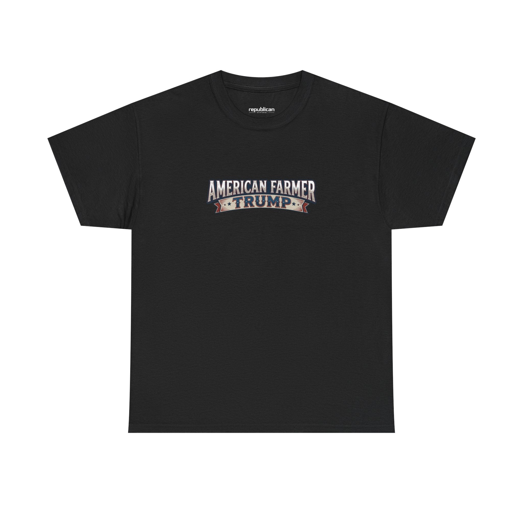 American Farmer Trump T-Shirt – Patriotic Tractor Graphic Tee