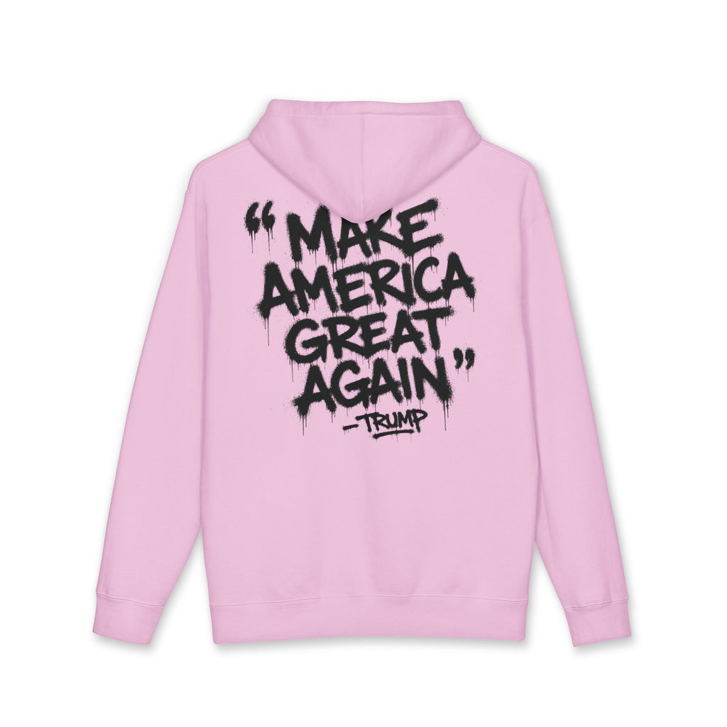 Trump Graffiti Hoodie — Urban Political Streetwear