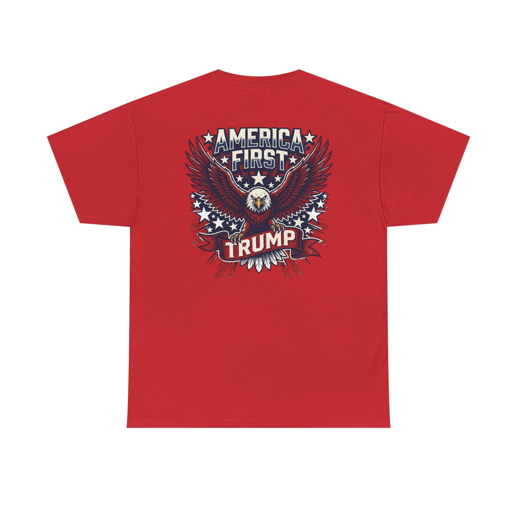 America First Eagle Tee — Patriotic Flag Graphic T-Shirt