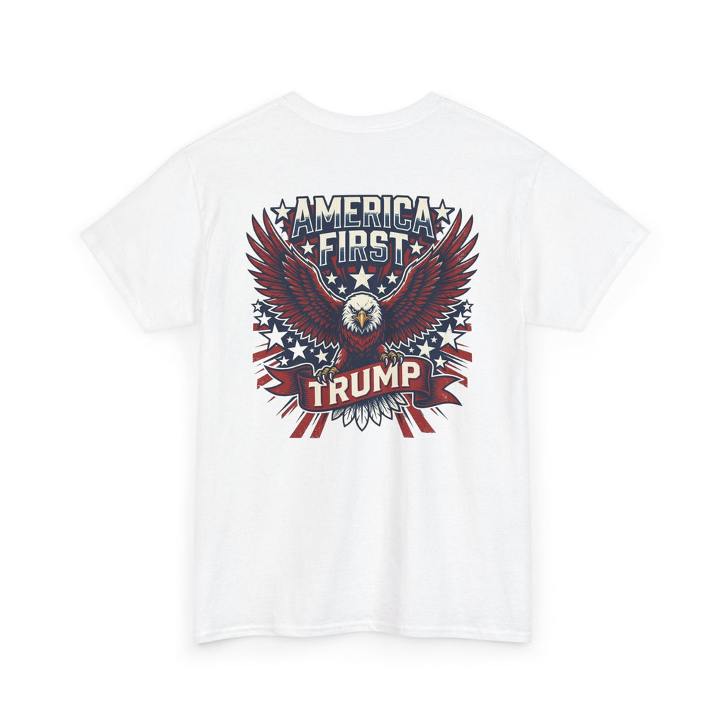 America First Eagle Tee — Patriotic Flag Graphic T-Shirt