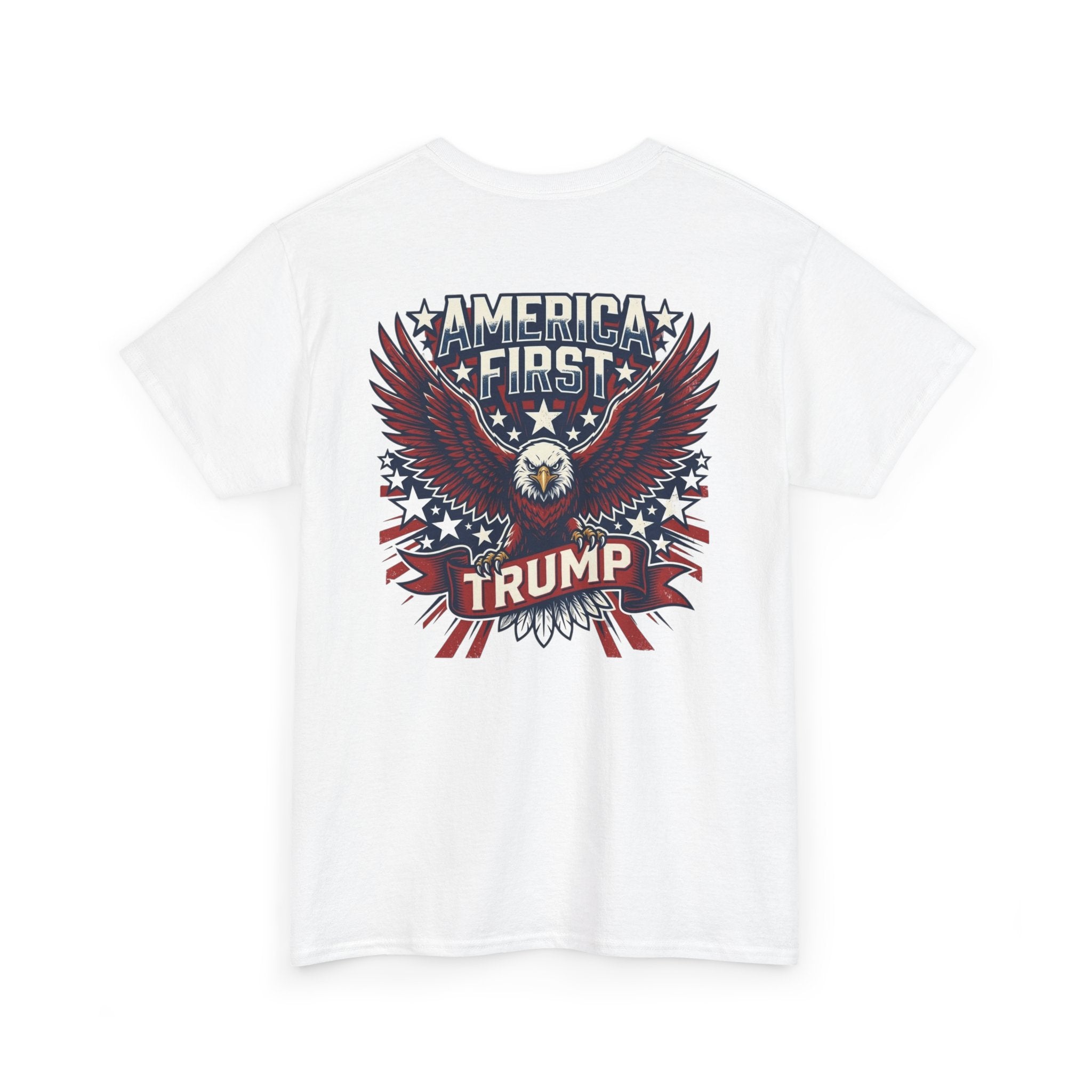 America First Eagle Tee — Patriotic Flag Graphic T-Shirt