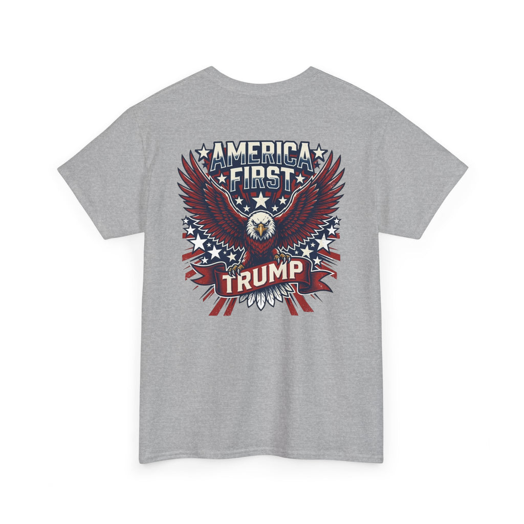 America First Eagle Tee — Patriotic Flag Graphic T-Shirt