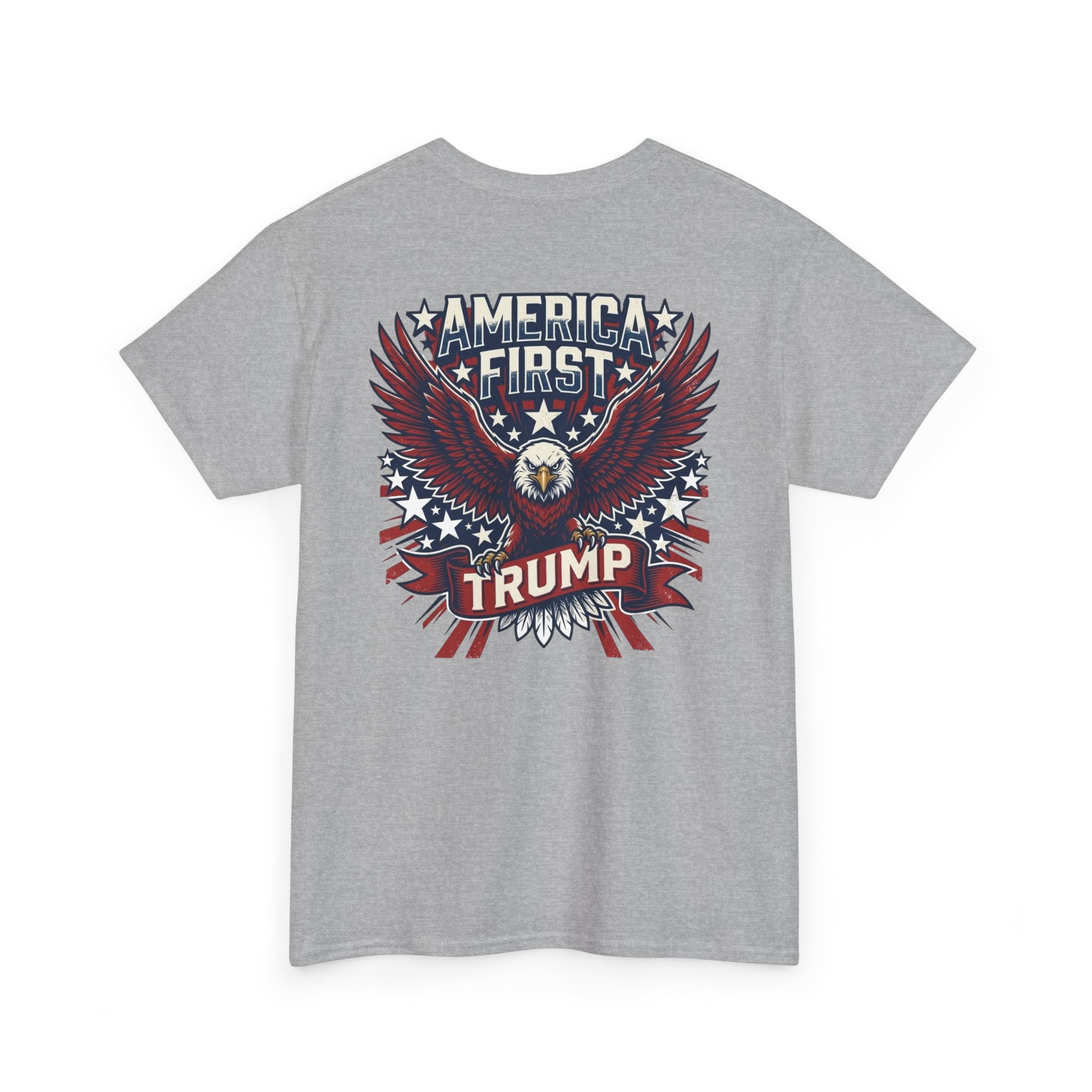 America First Eagle Tee — Patriotic Flag Graphic T-Shirt