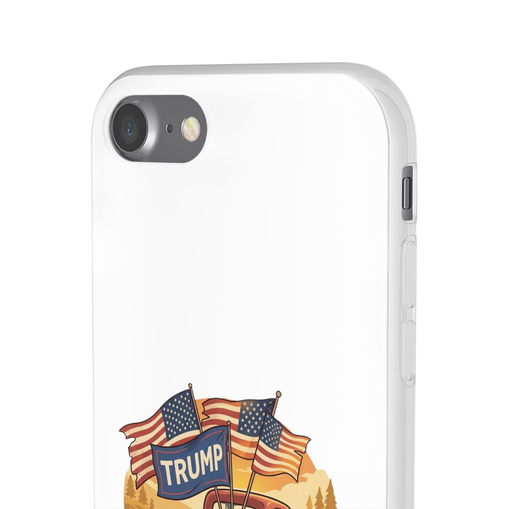 Trump Truck Phone Case — Patriotic MAGA Flag iPhone Case