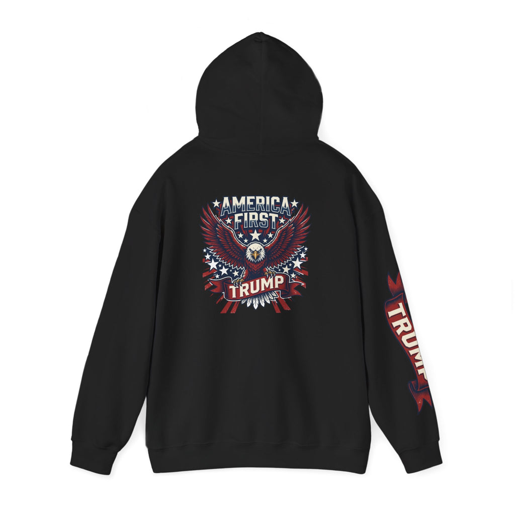 Trump Eagle Hoodie — America First Patriotic Pullover