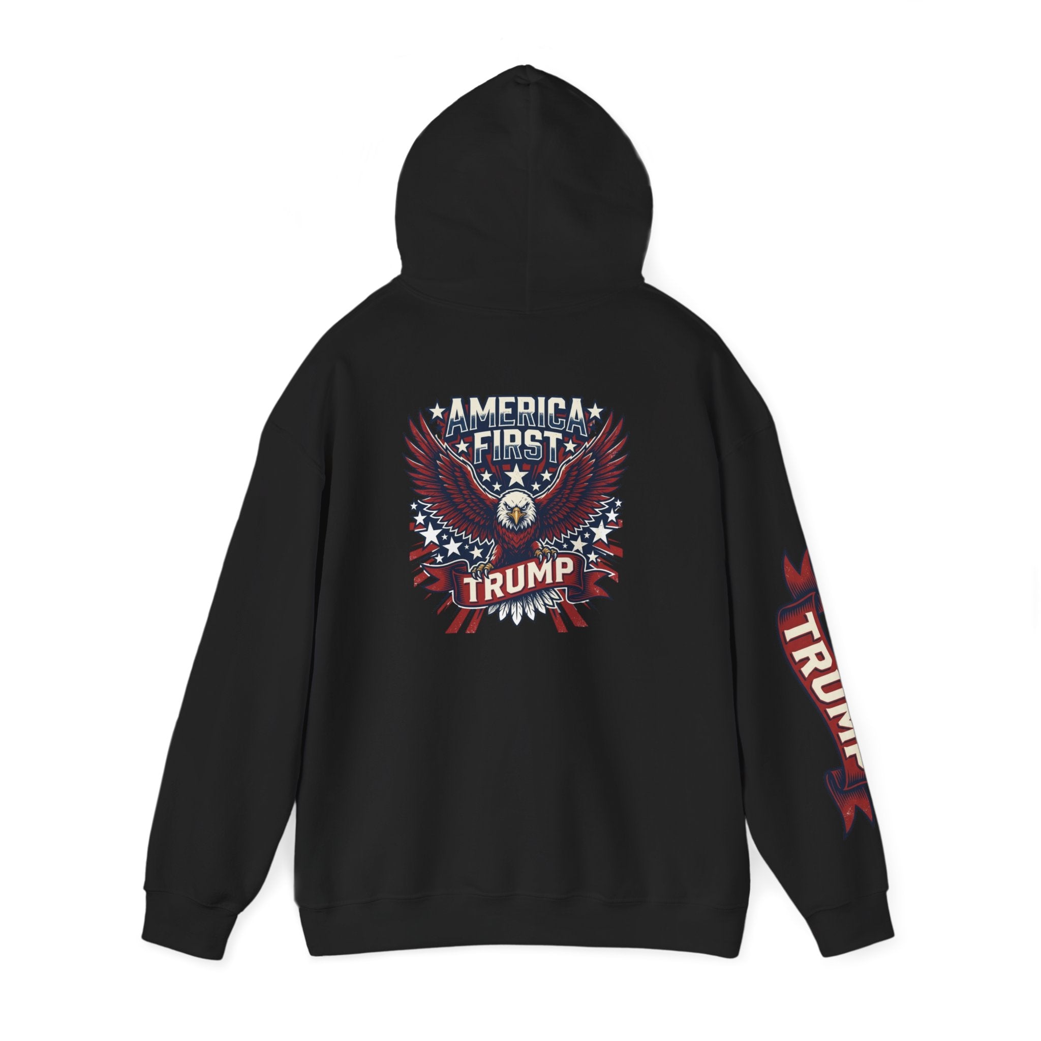 Trump Eagle Hoodie — America First Patriotic Pullover