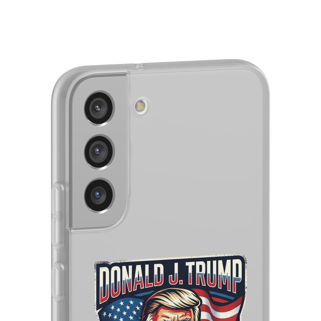 Political Phone Case — 'America First' Patriotic Shield Design