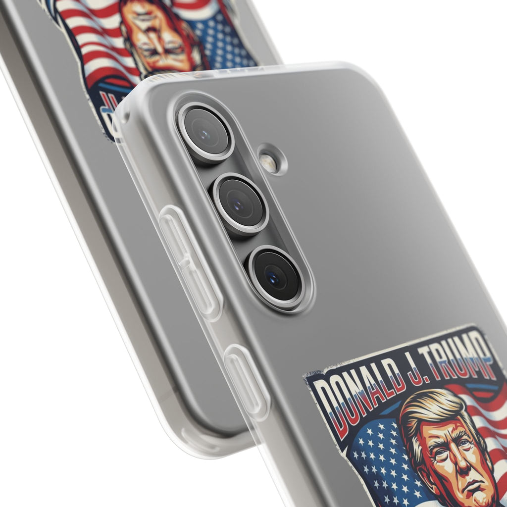 Political Phone Case — 'America First' Patriotic Shield Design