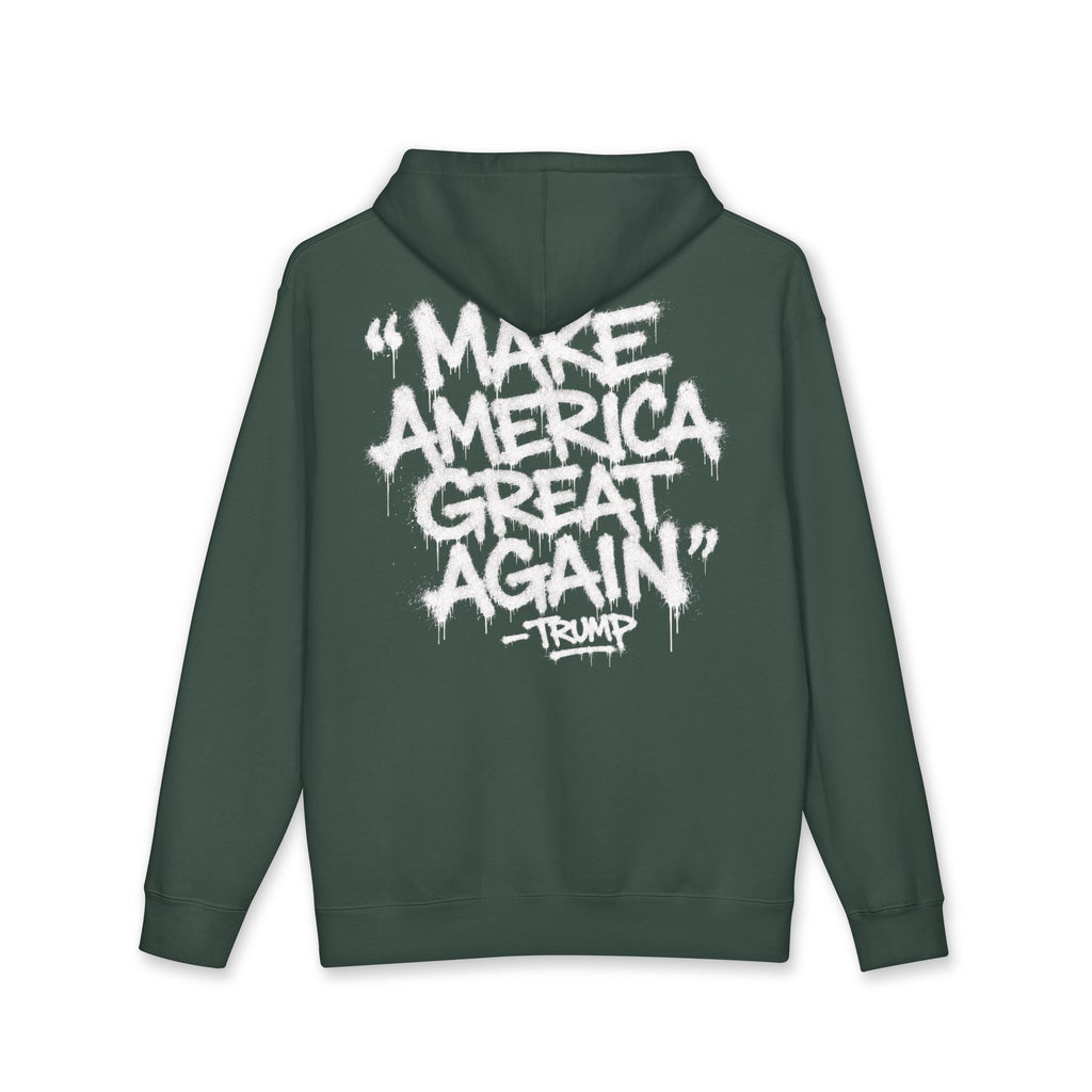 Trump Graffiti Hoodie — Urban Political Streetwear