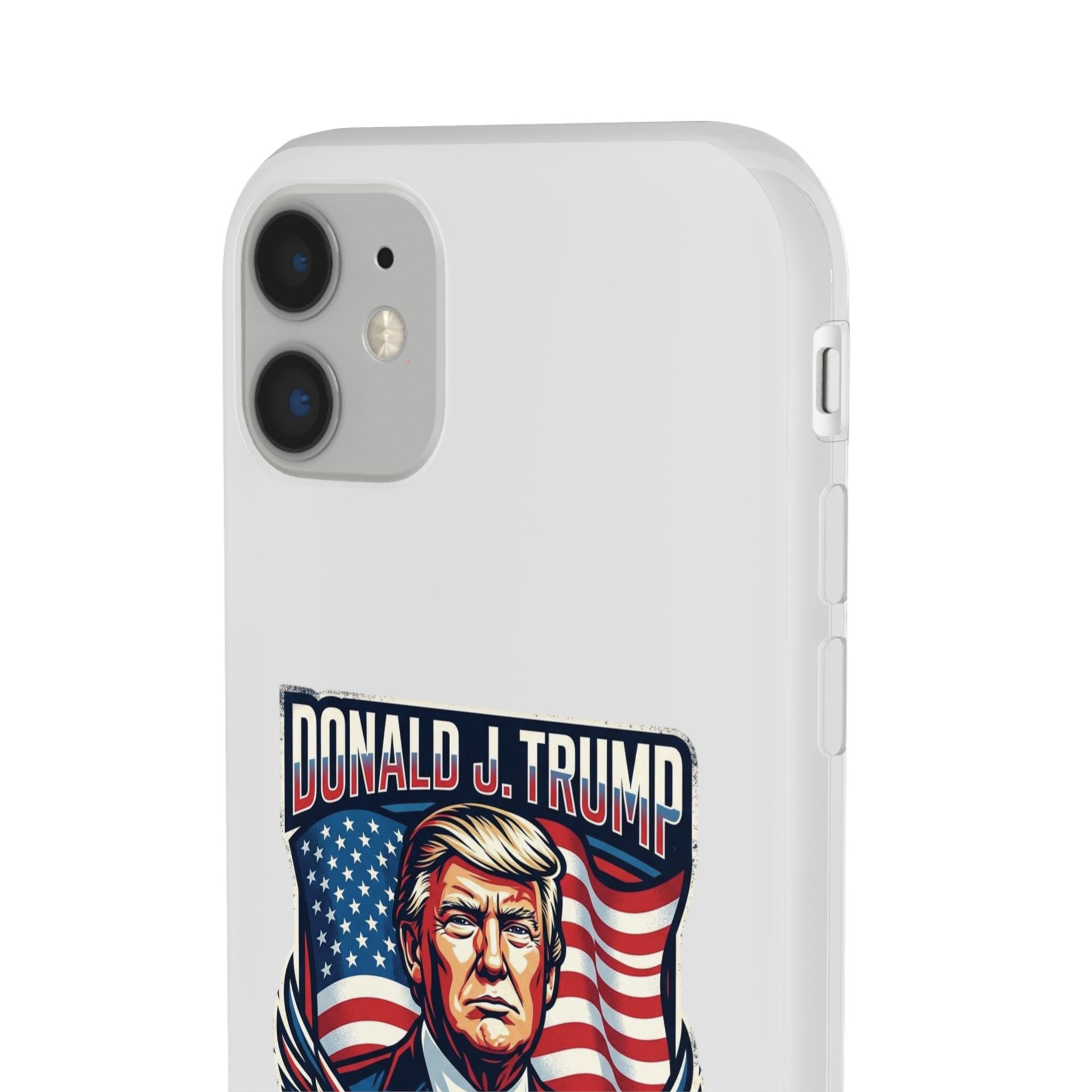 Political Phone Case — 'America First' Patriotic Shield Design