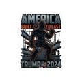 Trump 2024 Sticker – "America Built to Last" Vinyl Decal