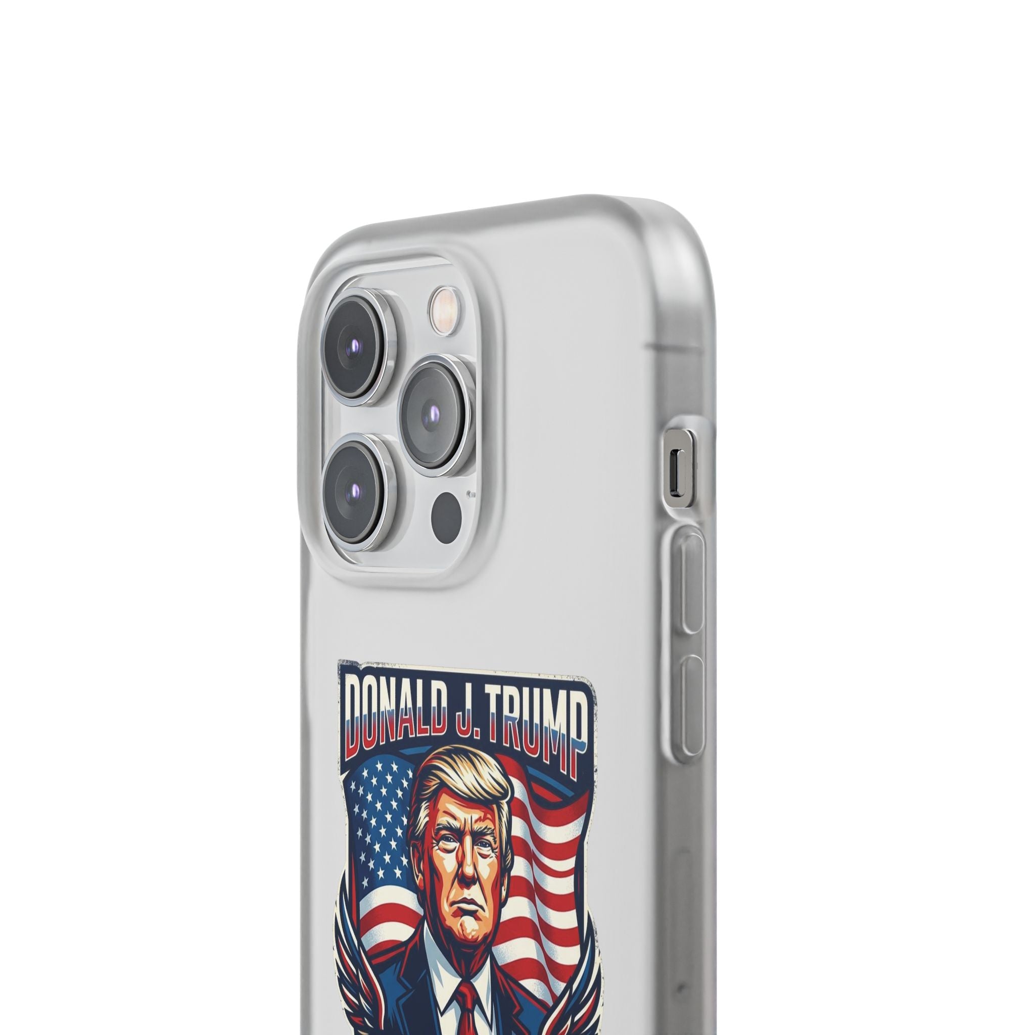 Political Phone Case — 'America First' Patriotic Shield Design