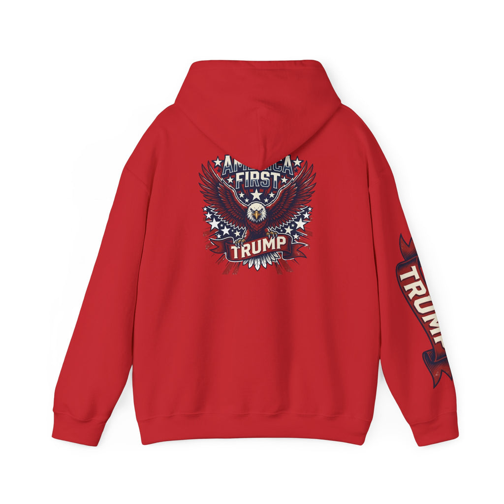 Trump Eagle Hoodie — America First Patriotic Pullover